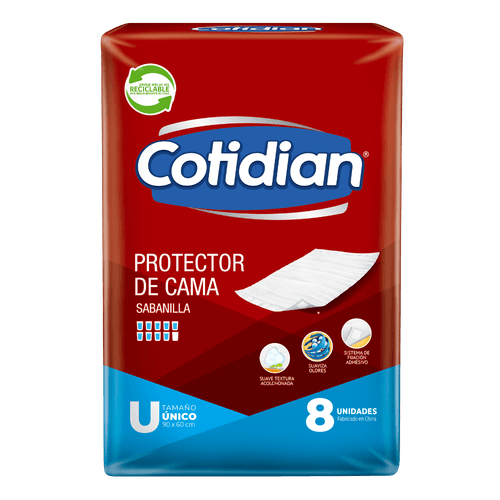 Sabanillas Cotidian Unisex Gel súper absorbente 8 un