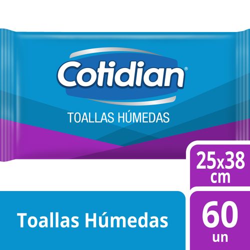 Toallas Húmedas Cotidian Unisex Aloe Vera & Vitamina E