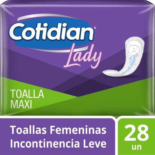 Toalla Femenina Cotidian Lady Maxi 28 un