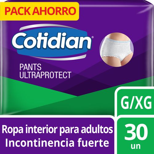 Pants Cotidian Ultra Protect Incontinencia Fuerte 30 un G/XG