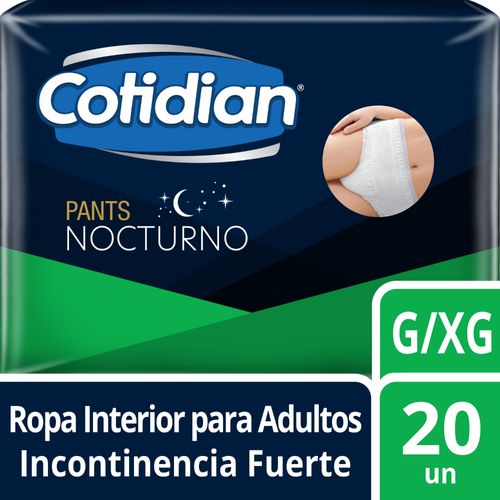 Pants Cotidian Nocturnos Incontinencia Fuerte 20 un G/XG