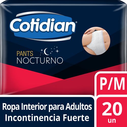 Pants Cotidian Nocturnos Incontinencia Fuerte 20 un P/M